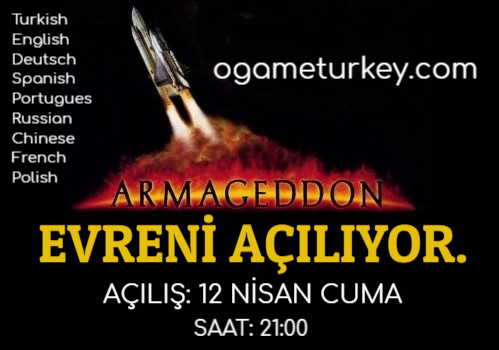 OGame Turkey Yeni Evren Açılıyor!