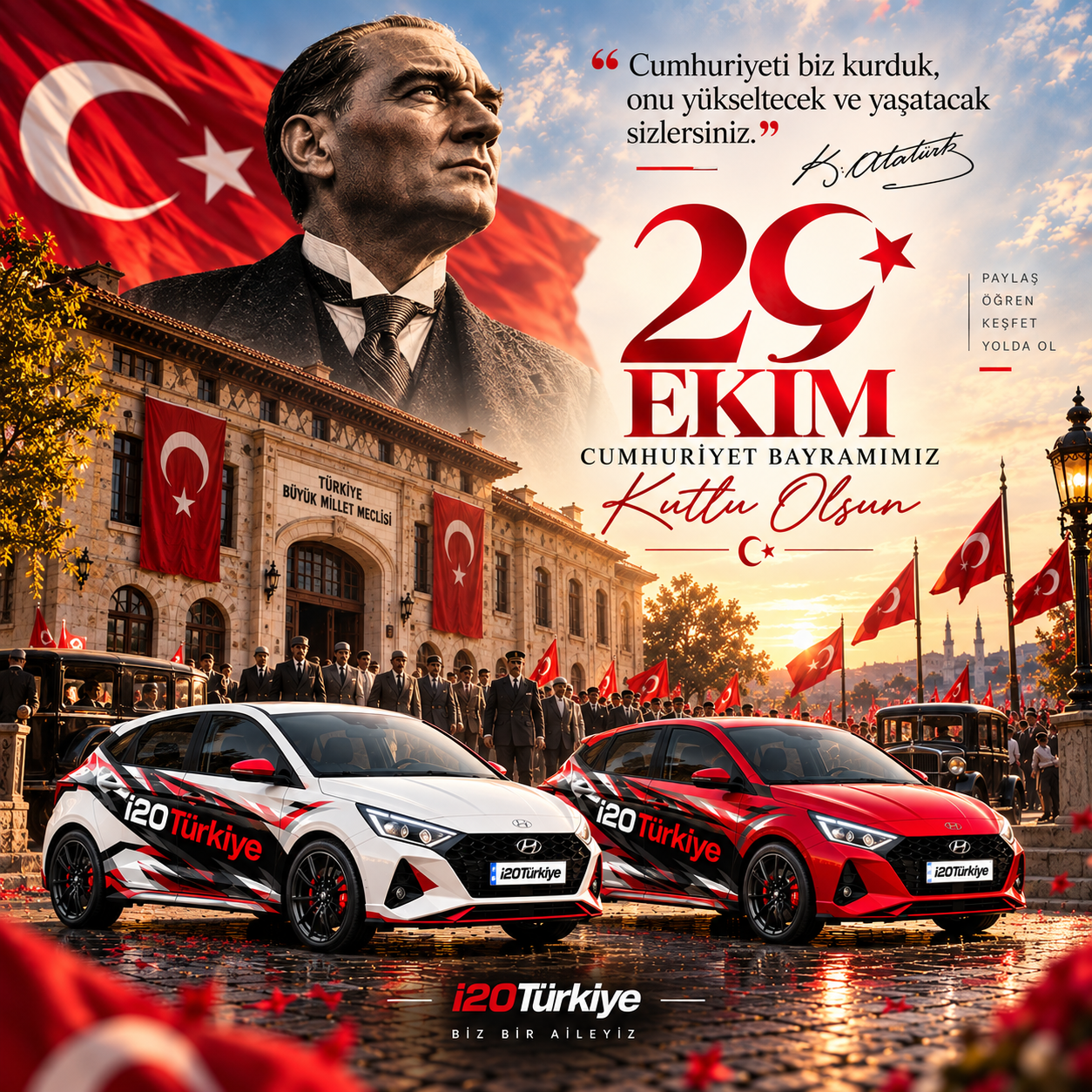 29 EKİM CUMHURİYET BAYRAMIMIZ KUTLU OLSUN! ❤️🤍