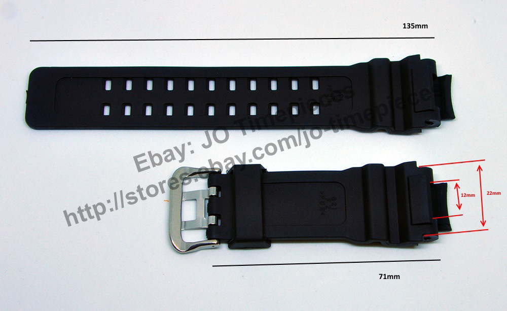 Comp. Casio G-Shock GA-1000 G-1400 GW-A1000 GW-A1100 GW-4000 watch band / strap