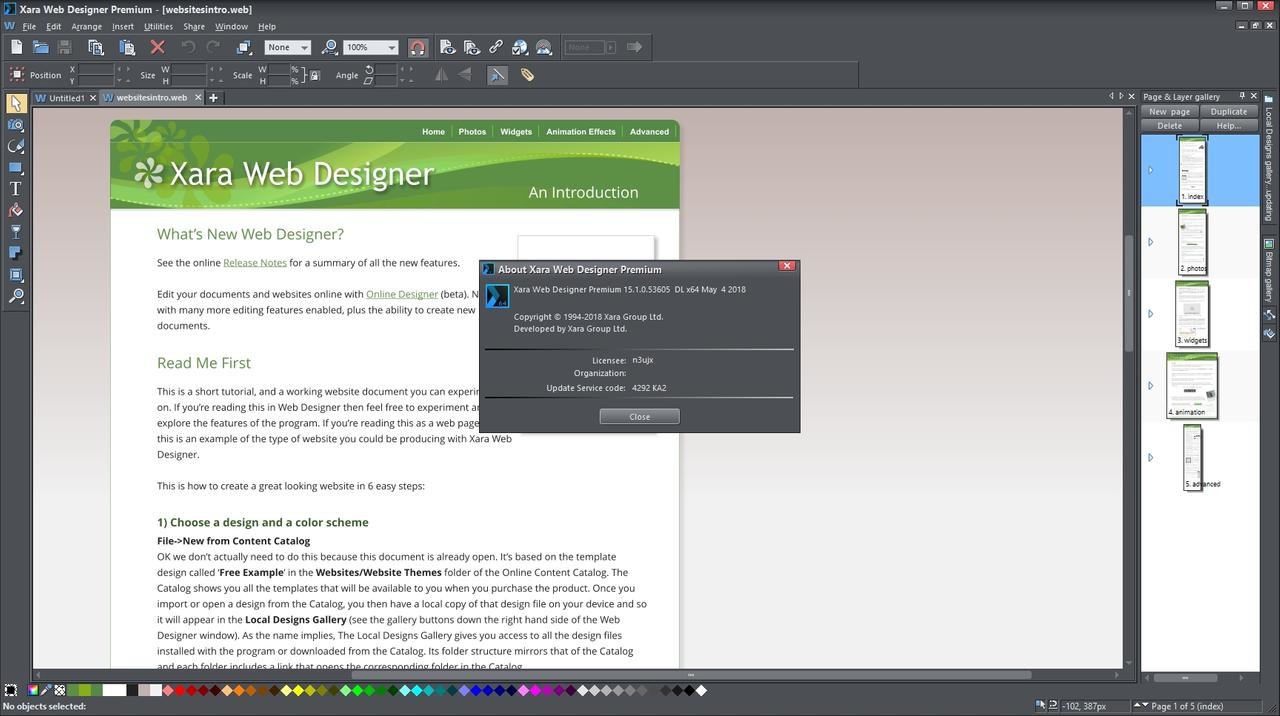 Xara Web Designer Premium 23.4.0.67661 download the new version