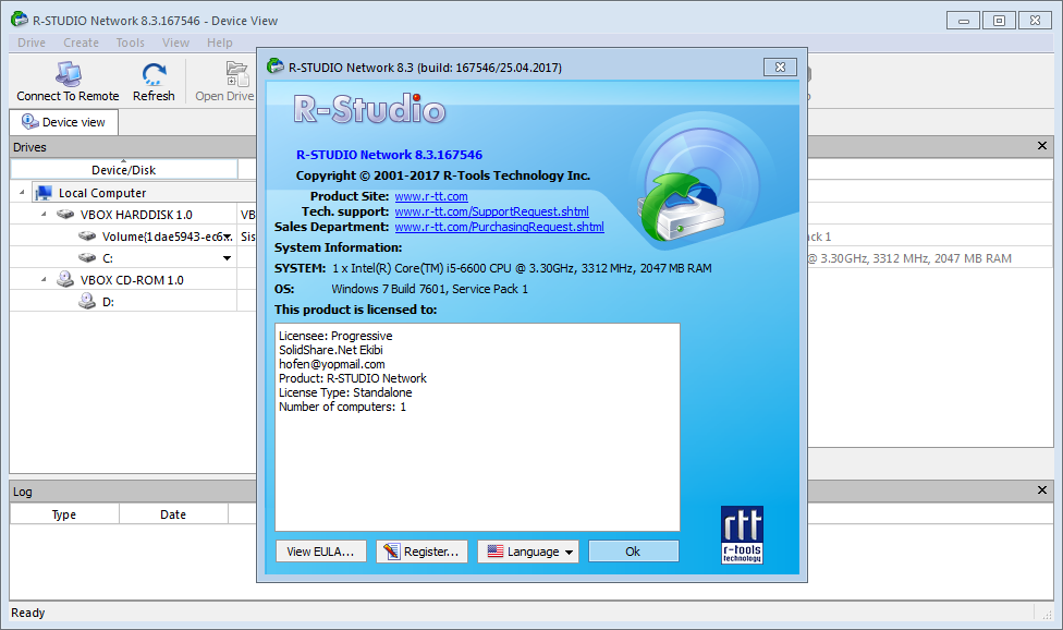 R-Studio Network Edition 8.7 Build 170939 | Katılımsız