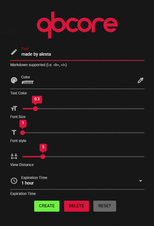 QBCore Settings