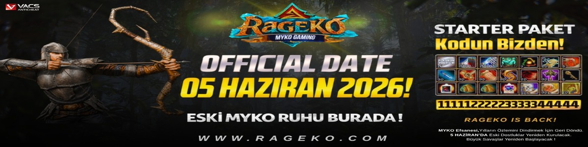 RageKO.com | Old Myko v.1098 | Official : 05 Haziran 2026 -Cuma banner