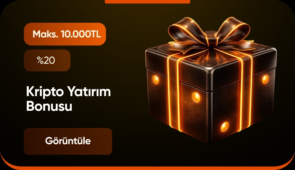 KRİPTO ÖZEL %20 YATIRIM BONUSU
