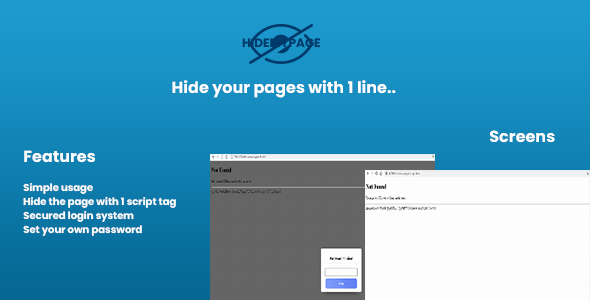 GitHub - miyachung/hidemypage: This is a php & javascript based script ...