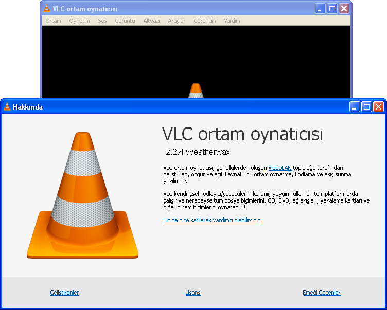 VLC (VideoLAN) Media Player 2.2.4 | Katılımsız