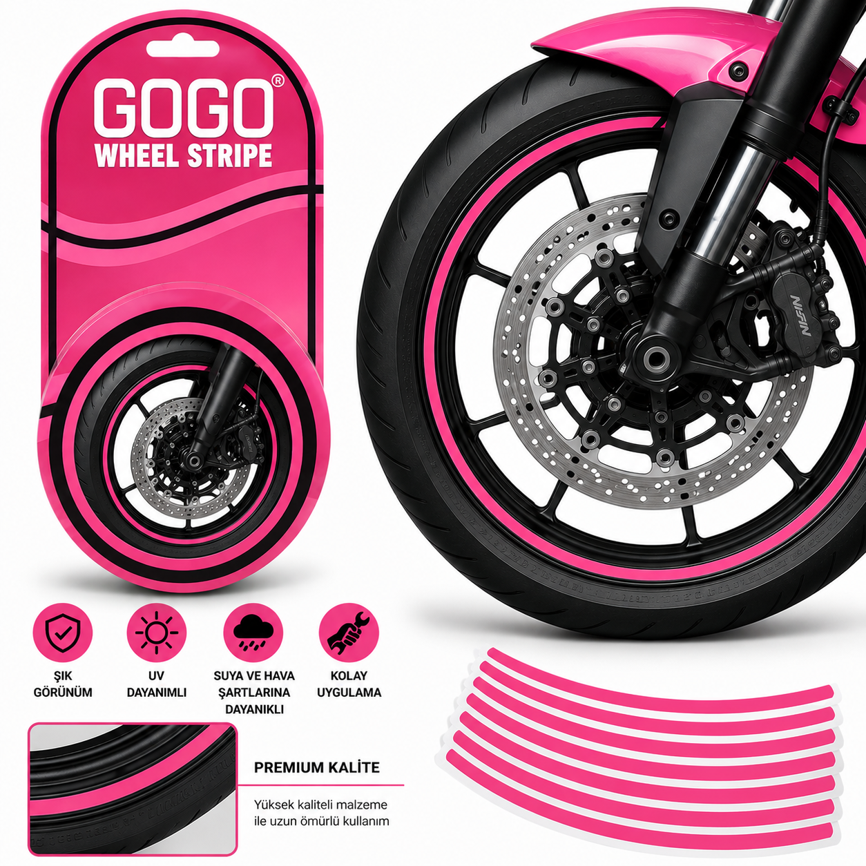 GOGO JANT ŞERİDİ PEMBE