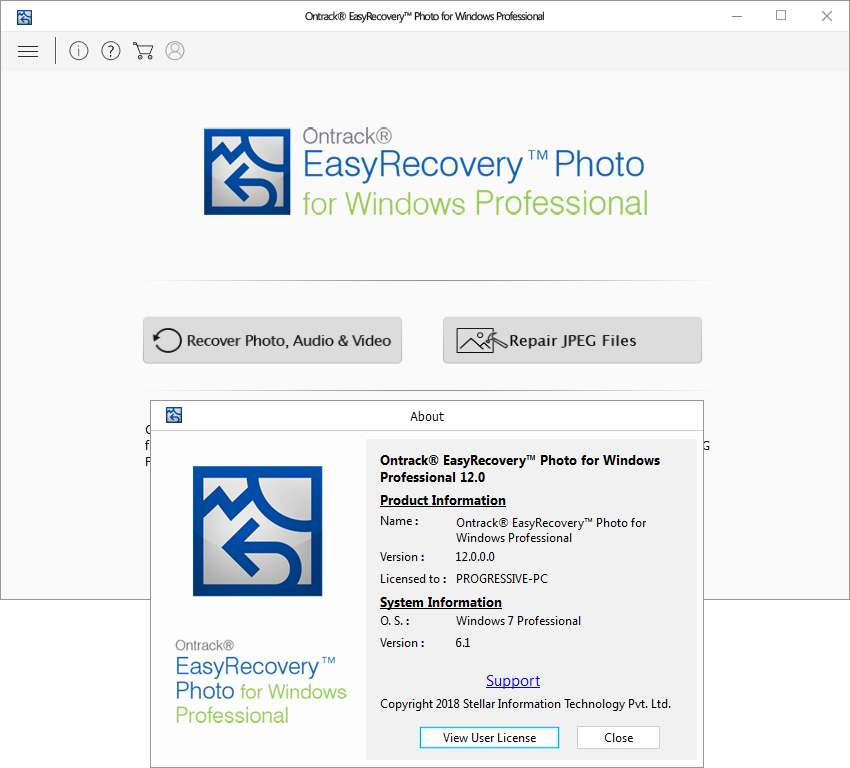 Ontrack EasyRecovery Photo Pro 12.0.0.0 | Katılımsız