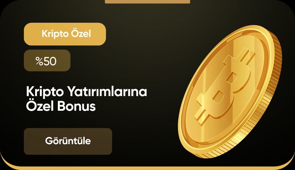 Kripto Özel Yatırım Bonusu