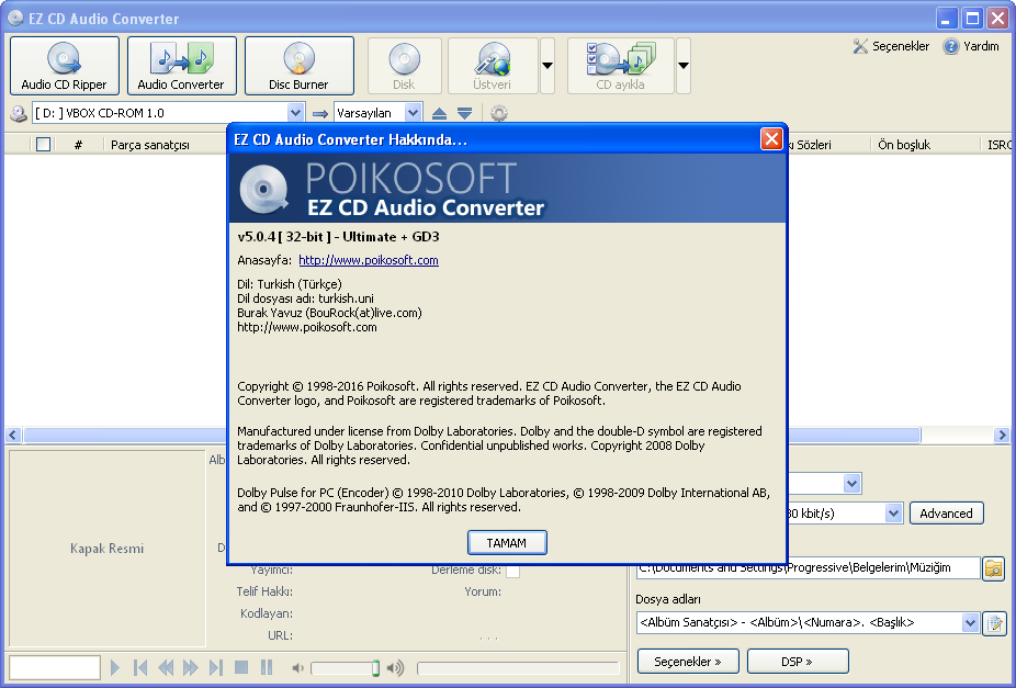 EZ CD Audio Converter 5.0.4 Final | Katılımsız