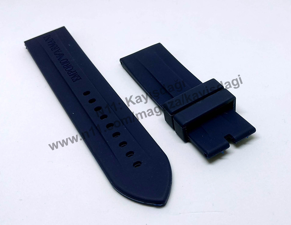 armani watch rubber strap