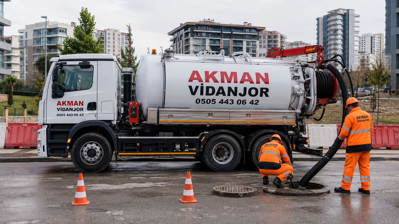 Akman Kanalizasyon Vidanjor Aracı