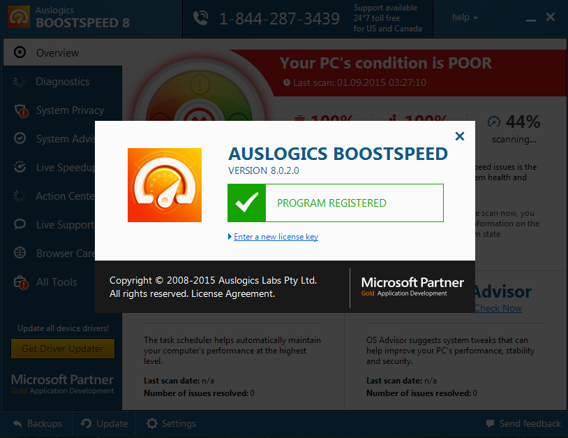 Auslogics BoostSpeed Premium 8.0.2.0 | Katılımsız