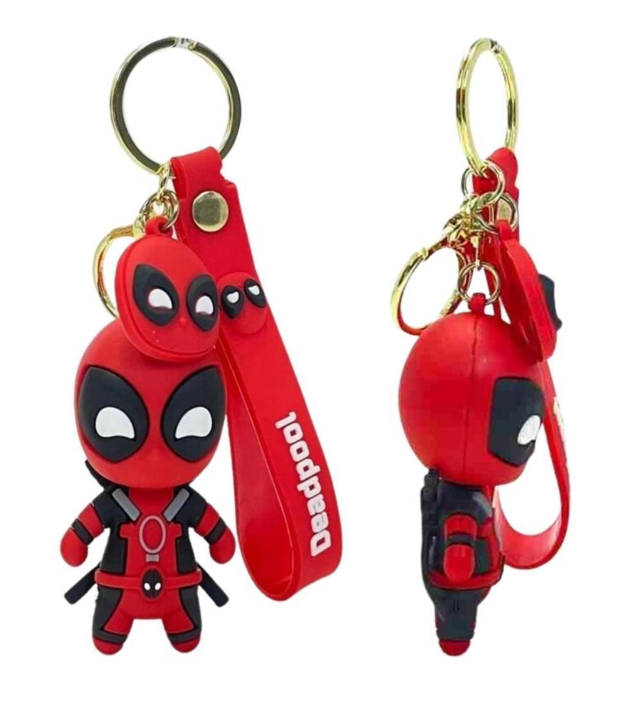 Deadpool 3D Silikon Figürlü Anahtarlık — premium oyuncak