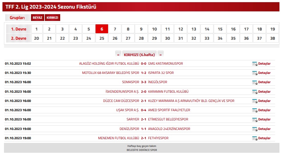 TFF 2.Lig 2023/2024 Sezonu