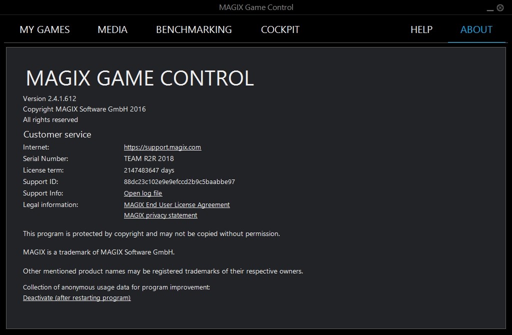 MAGIX: Game Control 2.3.2.433 | Full