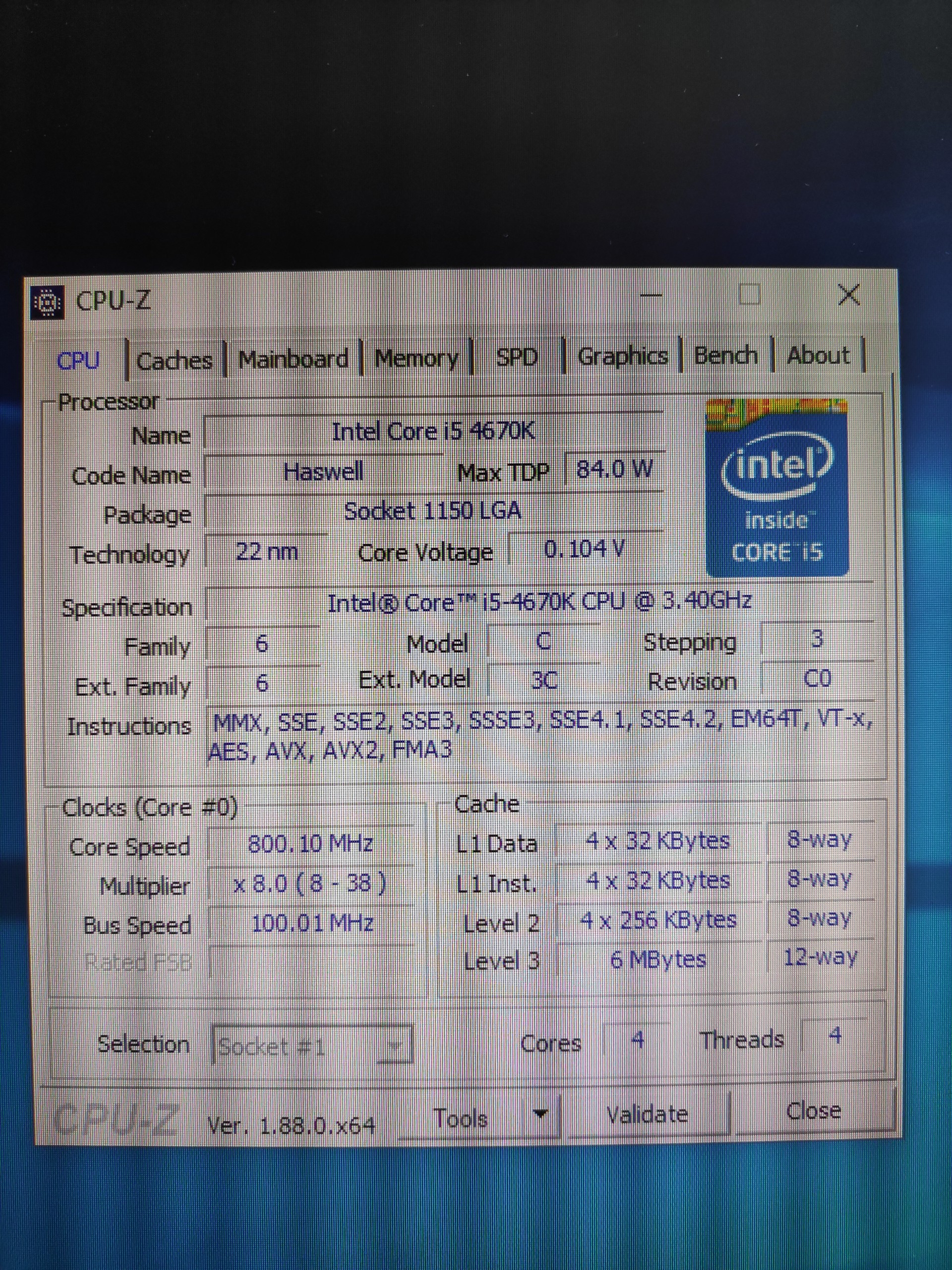 (SATILDI) Intel Core i5 4670k // MSI Z87-G45 Anakart // Gskill RipjawsX 2133mhz 8GB