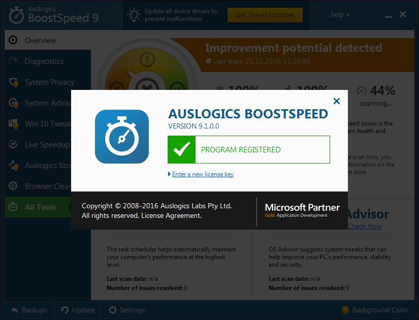 Auslogics BoostSpeed Premium 9.1.0.0 | Katılımsız