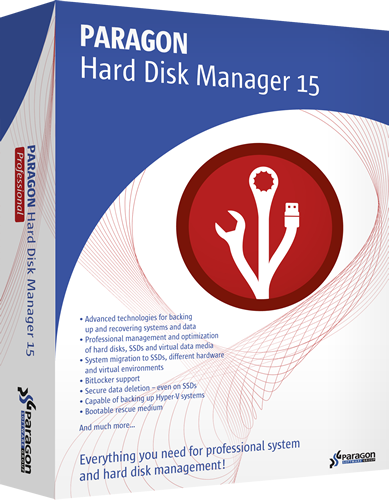Paragon Hard Disk Manager 15 Premium 10.1.25.813 | Katılımsız