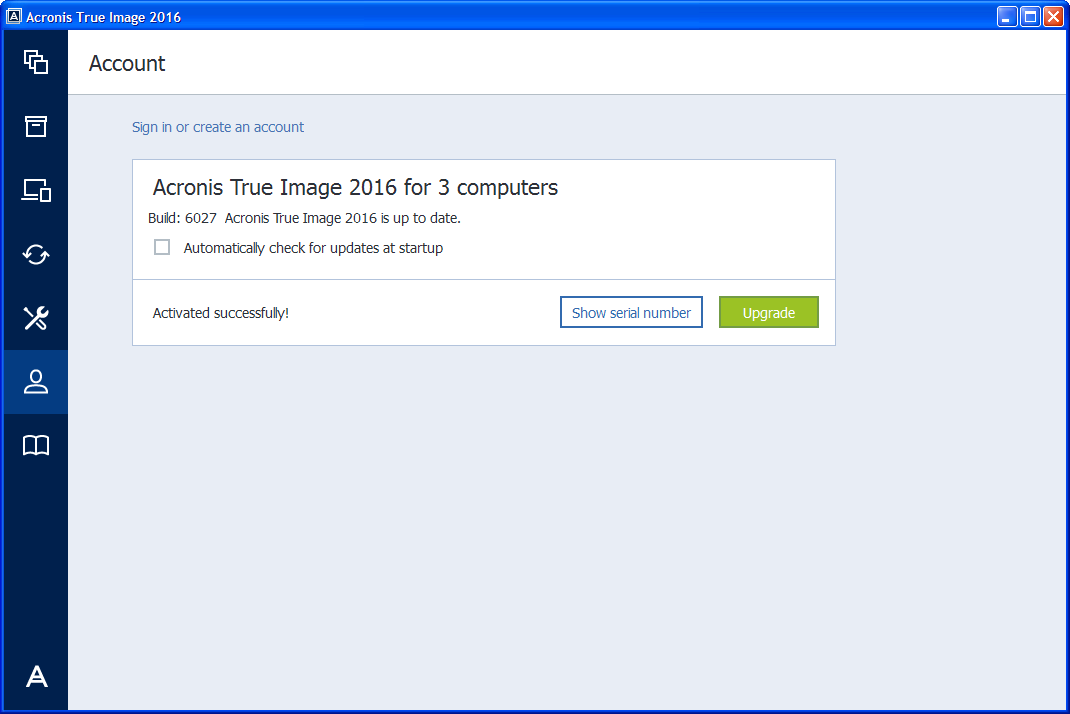 Acronis True Image 2016 19.0 Build 6027 | Katılımsız