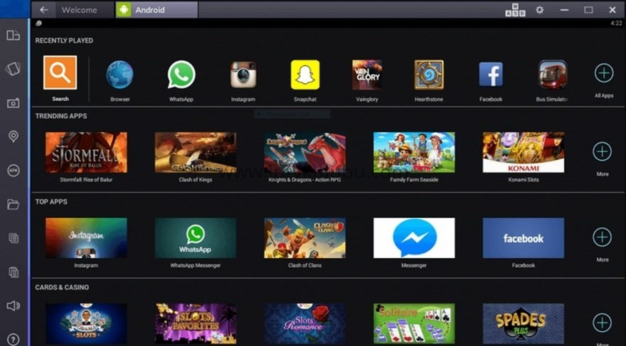 BlueStacks App Player Android Uygulamalarını PC de Çalıştırın