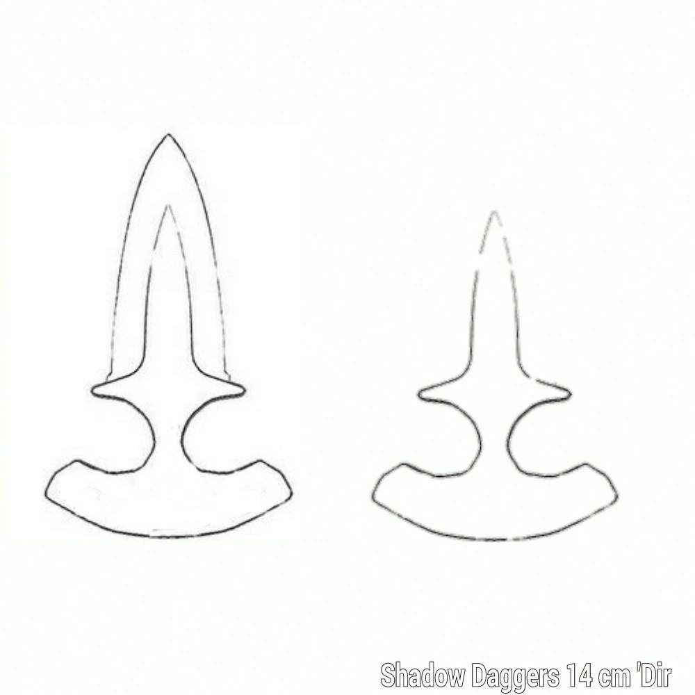 Shadow daggers чертеж