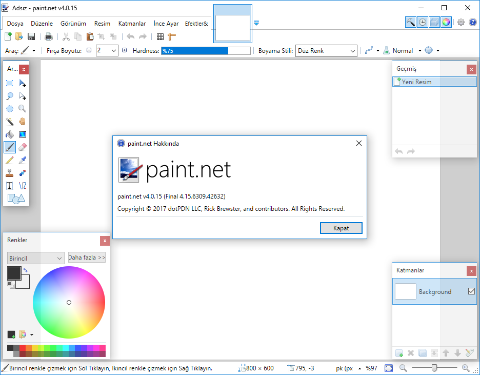Paint.NET 4.1 Final | Katılımsız