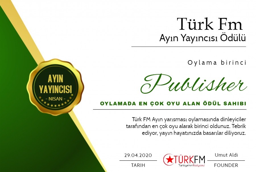 Trk FM | Ayn Yayncs Anketi Sonuland