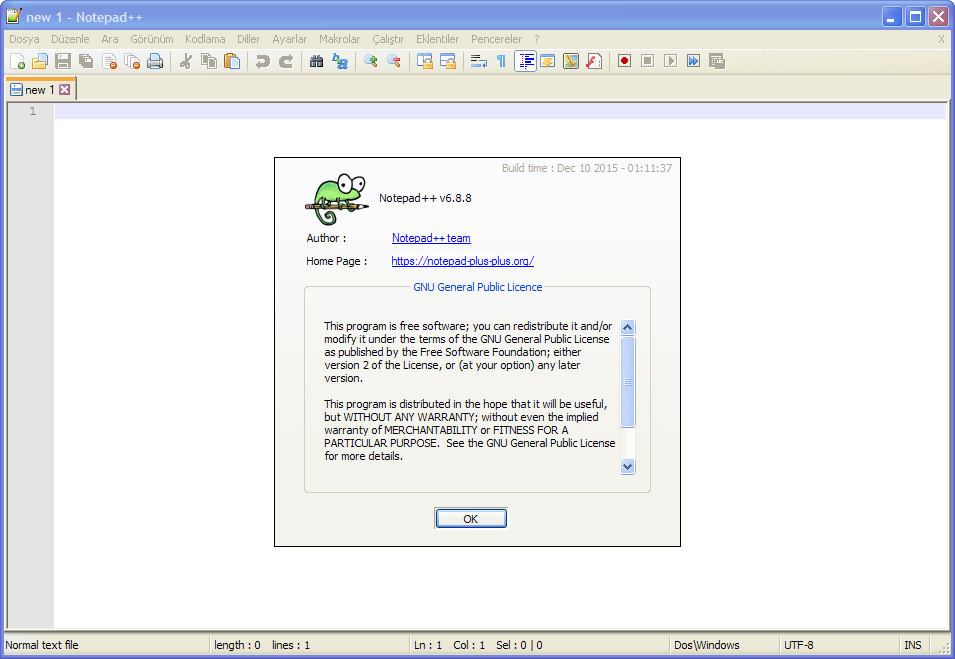 Notepad++ 6.8.8 Final | Katılımsız