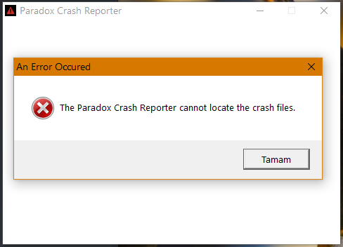 Paradox crash