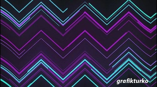 Zigzag Colored Stripes HD - After Effects Projects