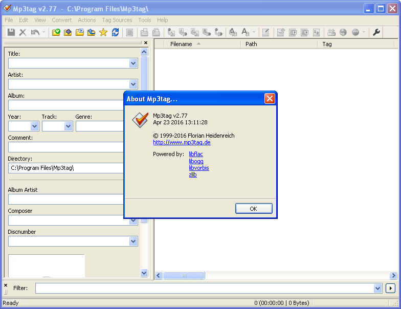 Mp3tag 2.77 Final | Katılımsız
