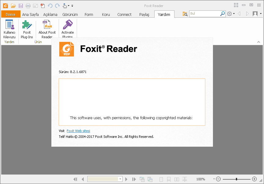 Foxit Reader 8.3.1.21155 Final | Katılımsız