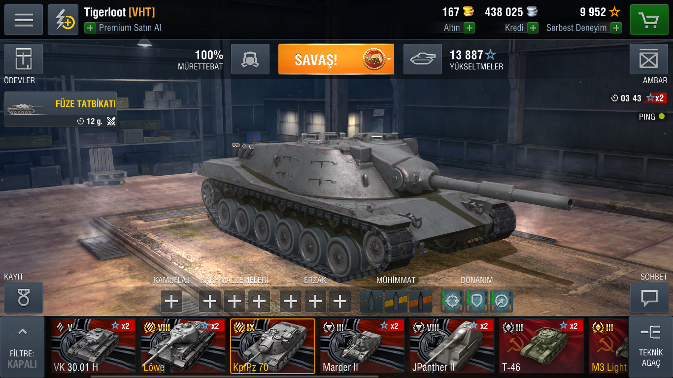 Chrysler k wot blitz