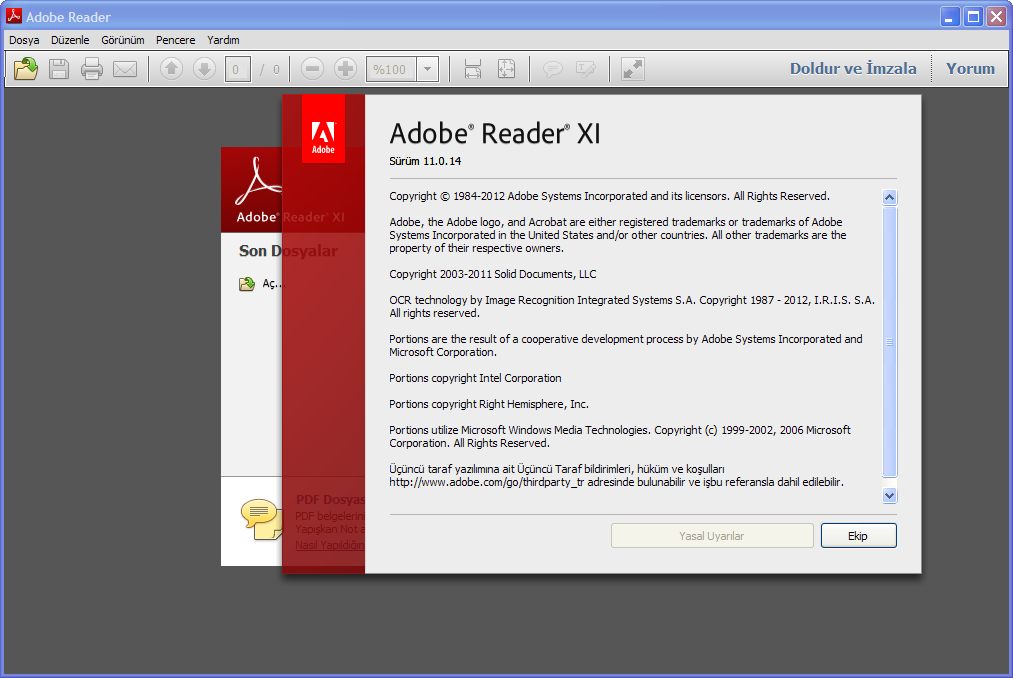 Adobe reader подпись