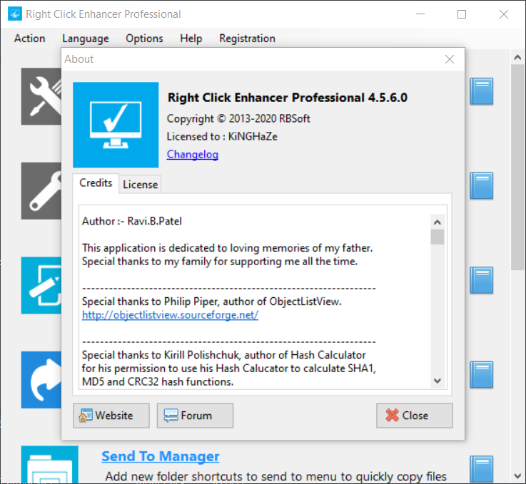 Right Click Enhancer Professional 4.5.6.0 | Katılımsız