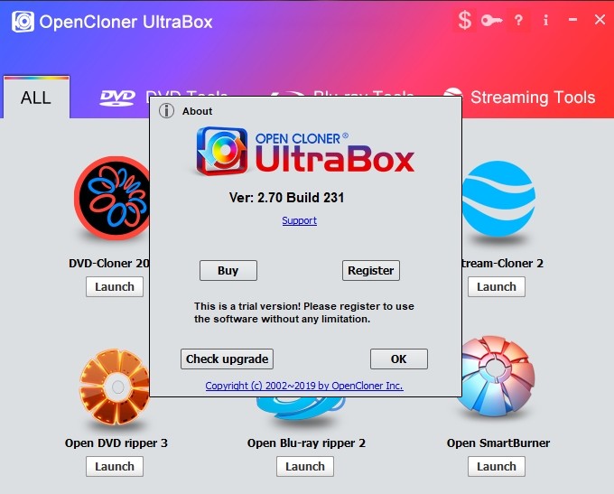 OpenCloner: UltraBox 2.70 Build 232 | Full