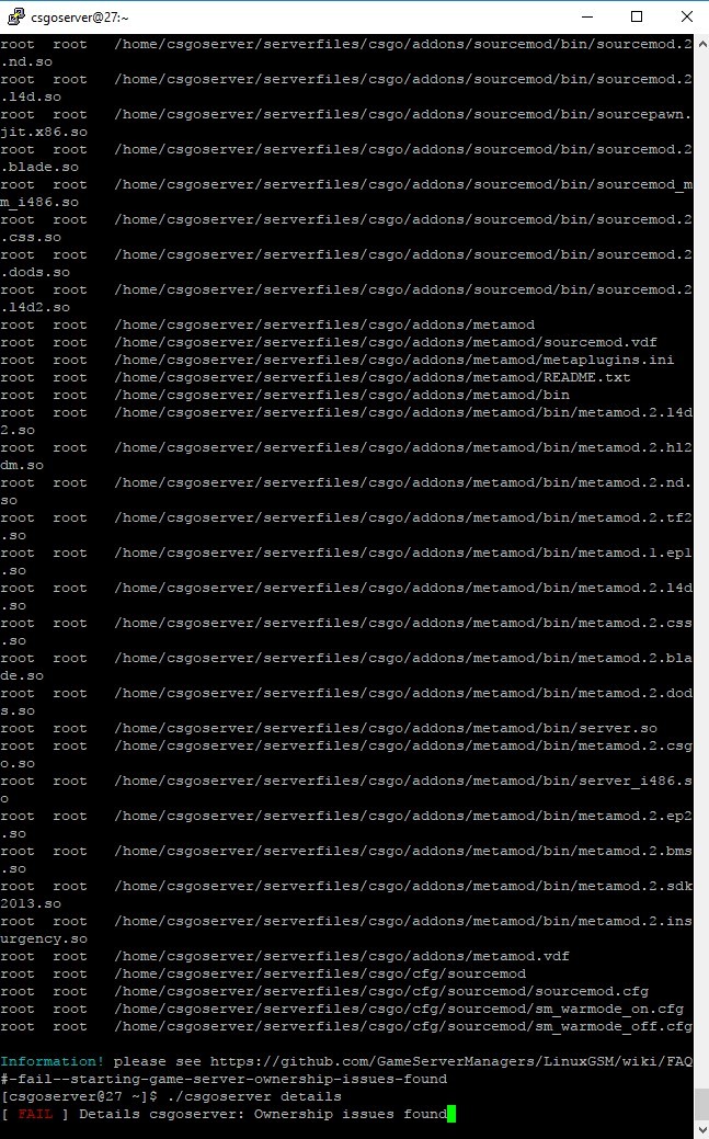 LGSM Sourcemod problem - AlliedModders