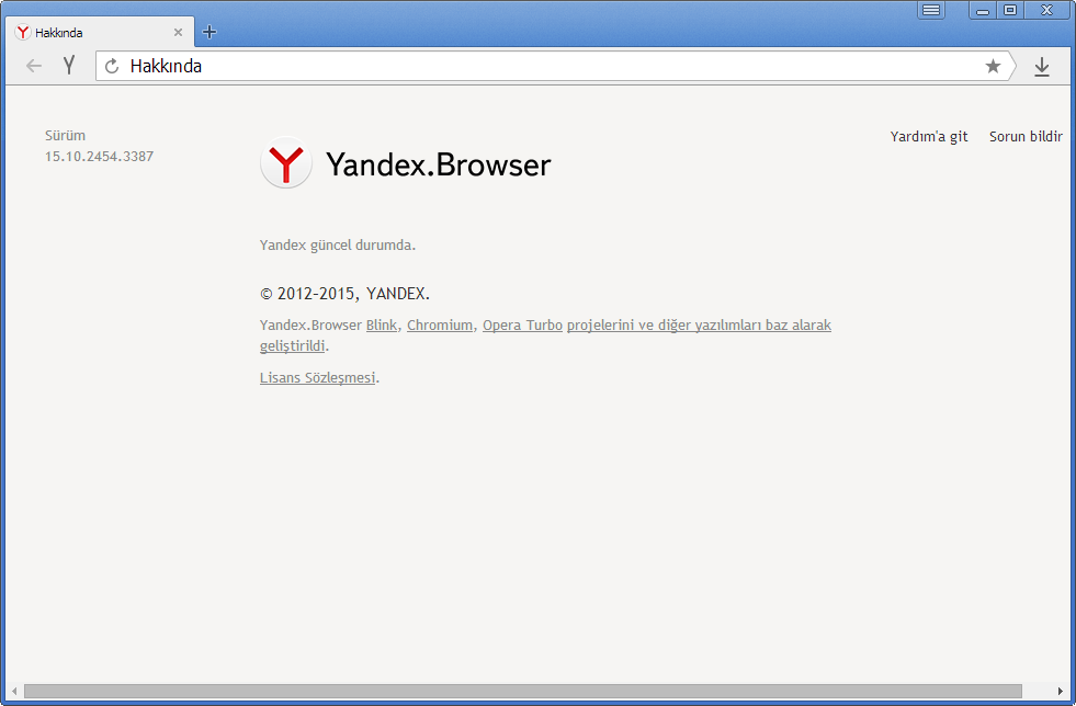 Yandex Browser 15.10.2454.3387 Final | Katılımsız