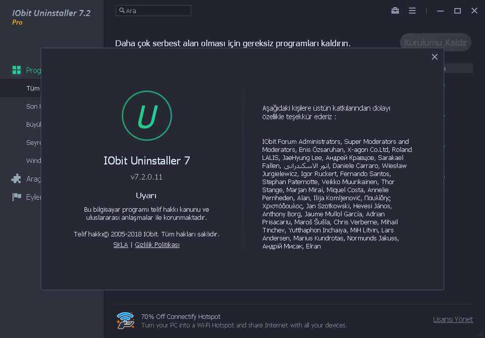 IObit Uninstaller Pro 7.4.0.10 | Katılımsız