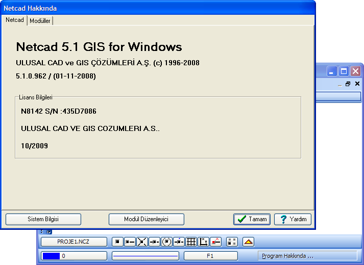 NetCad 5.1.0.962 GIS Final TR | Katılımsız