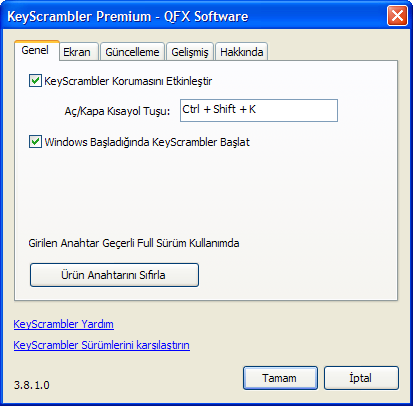 KeyScrambler Premium 3.8.0.1 Final TR | Katılımsız