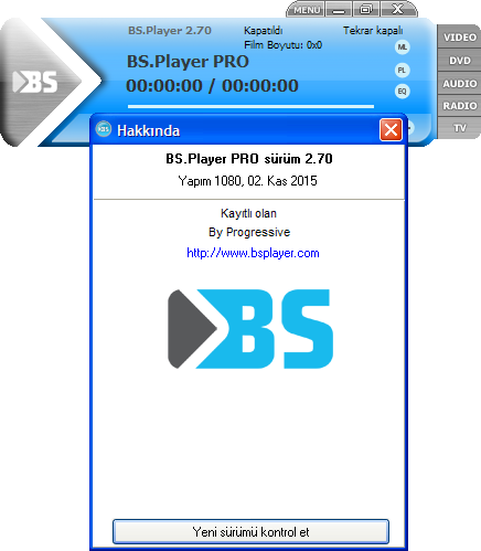 BS.Player Pro 2.70.1080 Final | Katılımsız