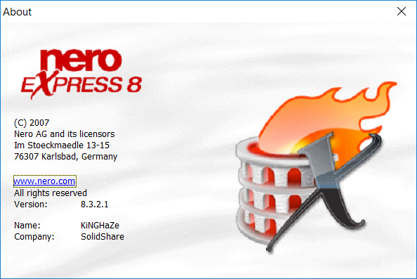 Nero 8 Micro 8.3.2.1 | Katılımsız