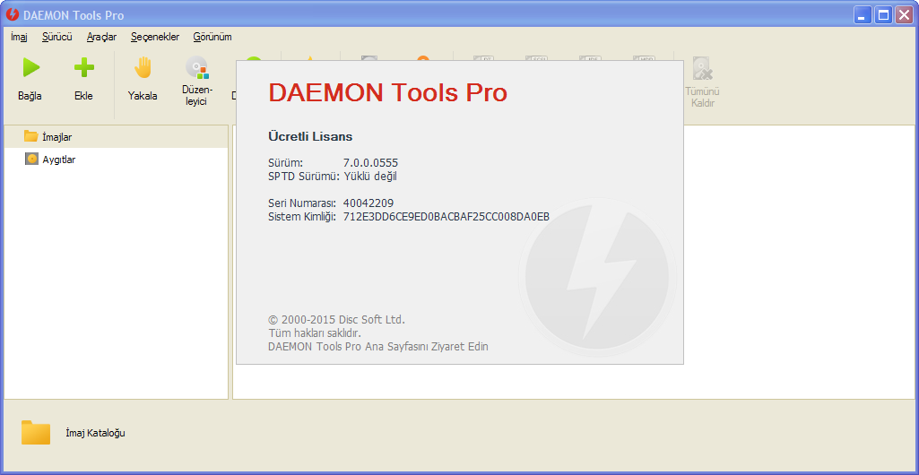 DAEMON Tools Pro Advanced 7.0.0.0555 Final | Katılımsız