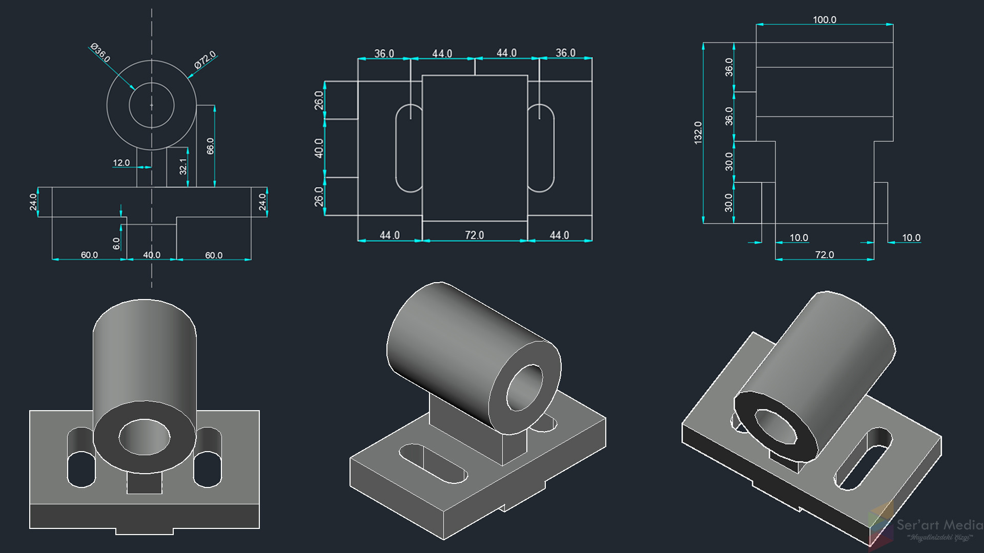 3d детали чертежи