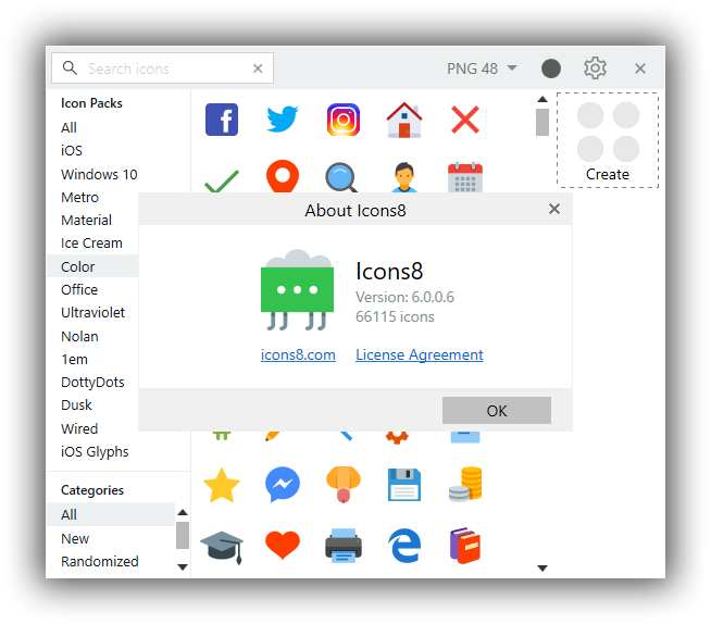 Icons8 6.0.0.6 Final | Katılımsız