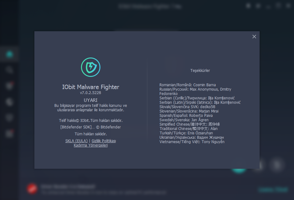 IObit Malware Fighter Pro 7.1.0.5675 | Katılımsız