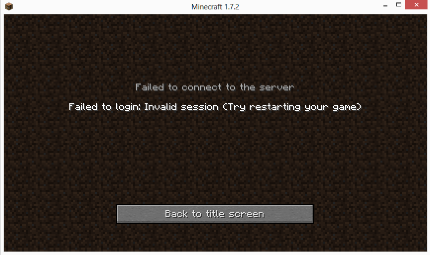 why does my minecraft keep logging me out (try restarting your game and launcher)