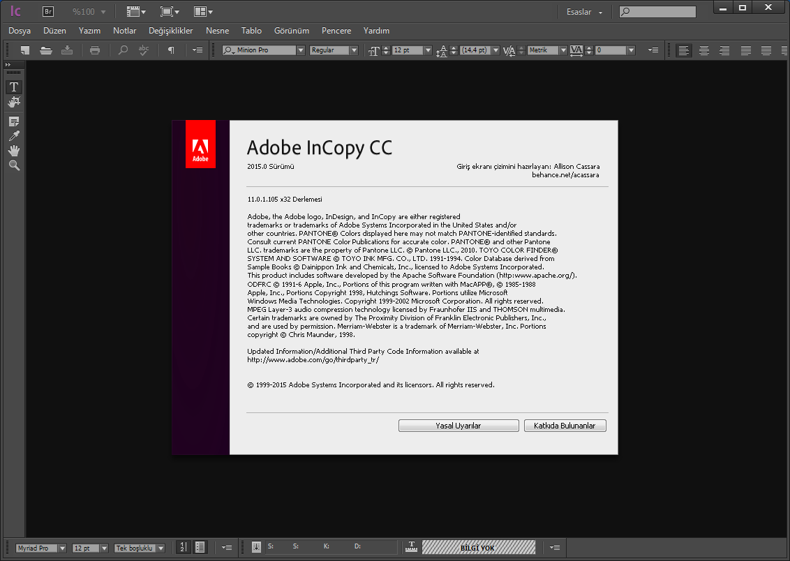 Adobe InCopy CC 2015.0 Final TR | Katılımsız